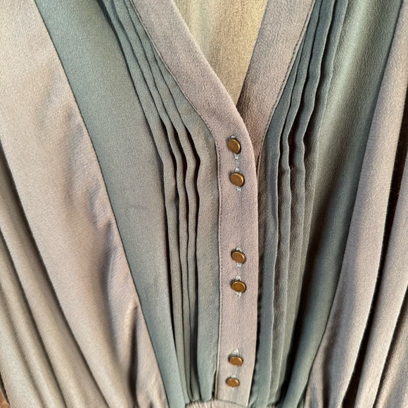 Maeve Anthropologie Pelona Sage Green Sleeveless Mini Dress Size S - Picture 13 of 13